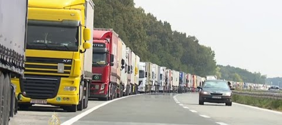 Duge kolone kamiona na granici odlaze u prošlost